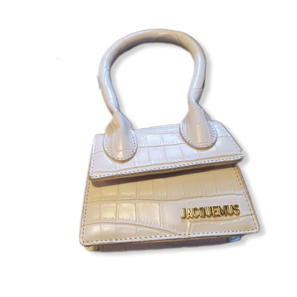Jacquemus Le Chiquito Croc-Embossed Leather Crossbody Bag - Picture 1 of 8